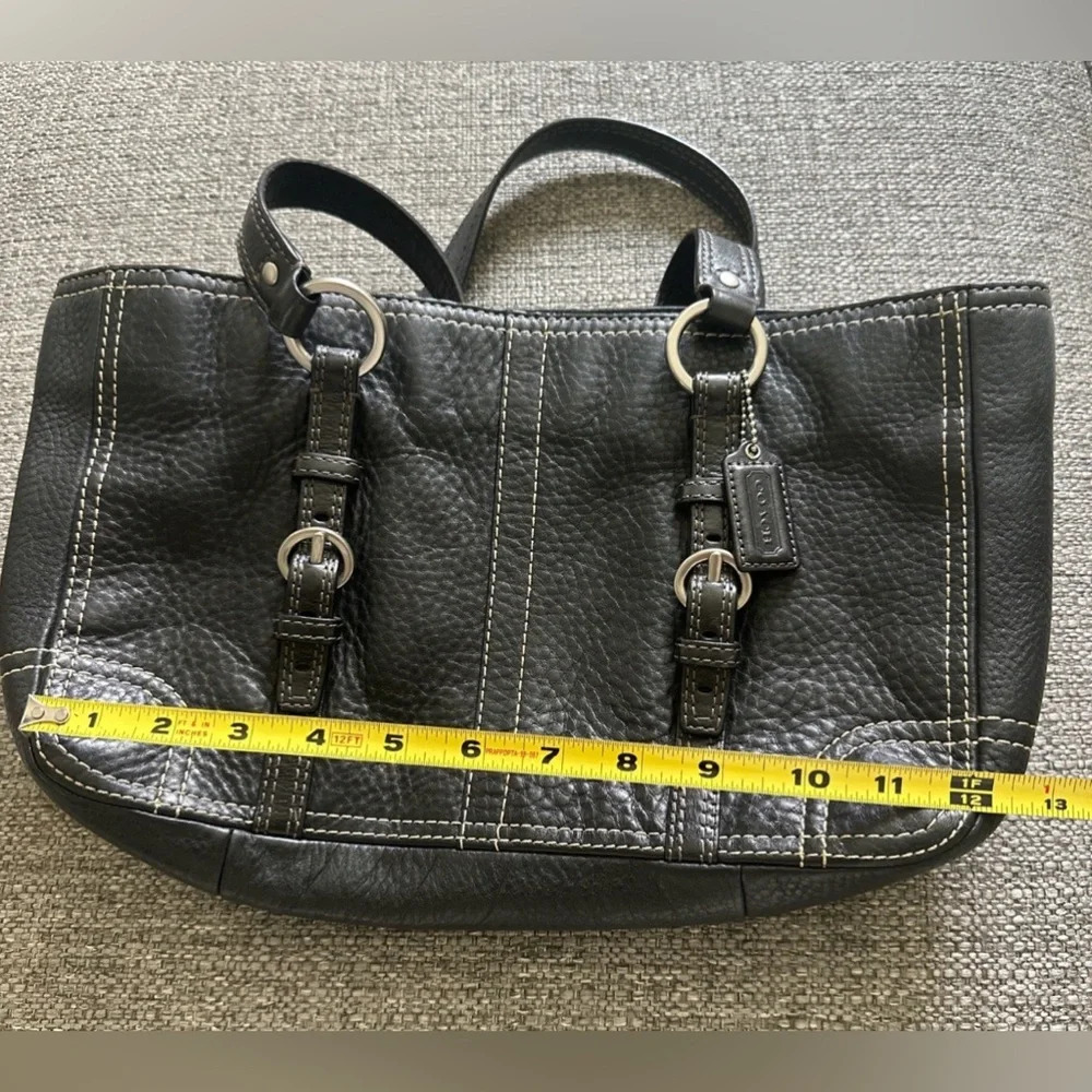Coach Black Leather Bag